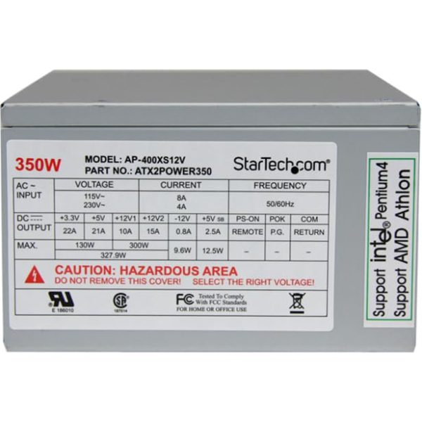 StarTech ATX2POWER350 350 W ATX Power Supply - Image 3